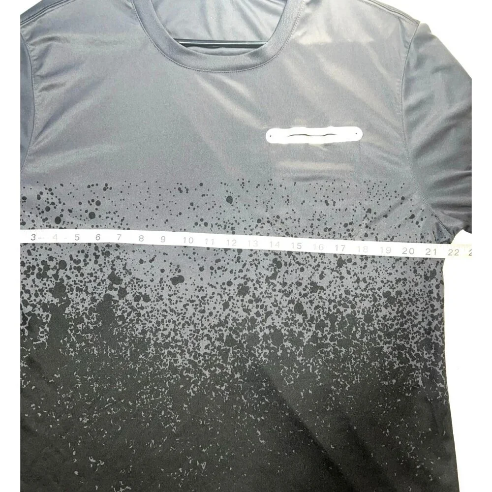 And1 Mens Athletic Short Sleeve XL Dark Gray w/ spots Sports Tee shirt - Picture 2 of 3